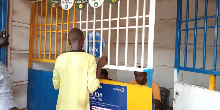 Customer standing at Bank agent Kiosk in Sokoto State
Photo: Nurudeen Akewushola