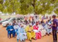 Group pictures during the Town Hall meeting with the community leaders organized by the community champions at one of the accredited Healthcare facilities in Karasuwa LGA. Photo Credit: Spotlight