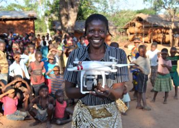 Drone is solving health care problem in Malawi’s lake region. Credit:Unicef