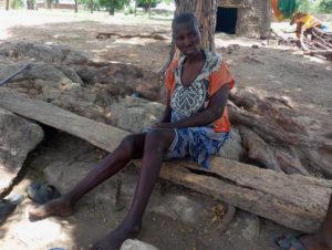 Antonia Peter, a resident of Seri Village and a beneficiary of the Carter Centre's MDA for River Blindness.